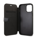 BMW iPhone 13 Mini Etui Tricolor Carbon Effect Svart