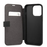 BMW iPhone 13 Pro Max Etui Tricolor Carbon Effect Svart