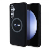 BMW Samsung Galaxy S24 Plus Deksel Printed Logos MagSafe Svart