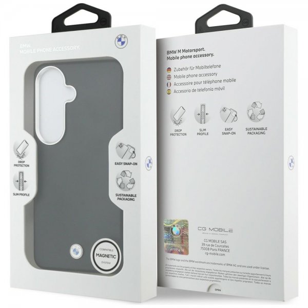 BMW Samsung Galaxy S26 Deksel Metal Logo MagSafe Svart