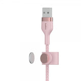 Belkin BOOST CHARGE USB-A to LTG_Braided Silicon 3m Pink
