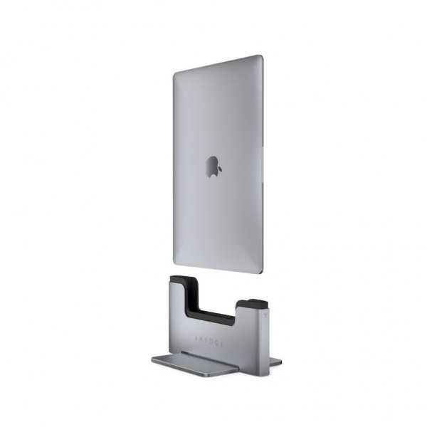 Brydge Vertical Dock för 15-tums Macbook Pro Sølv