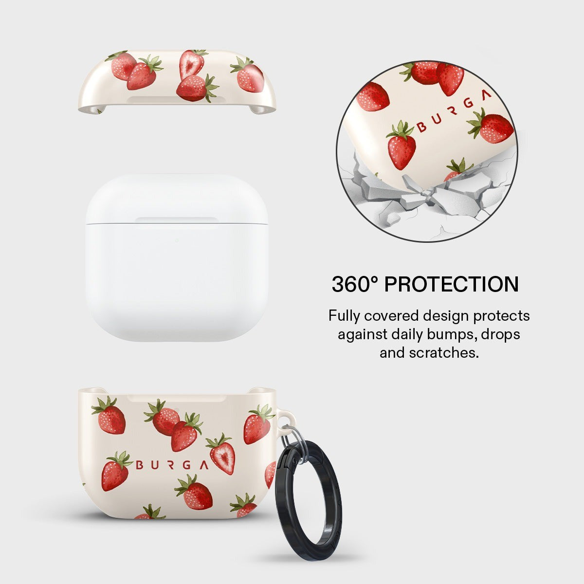 Burga AirPods 4 Deksel Design Freshly Picked