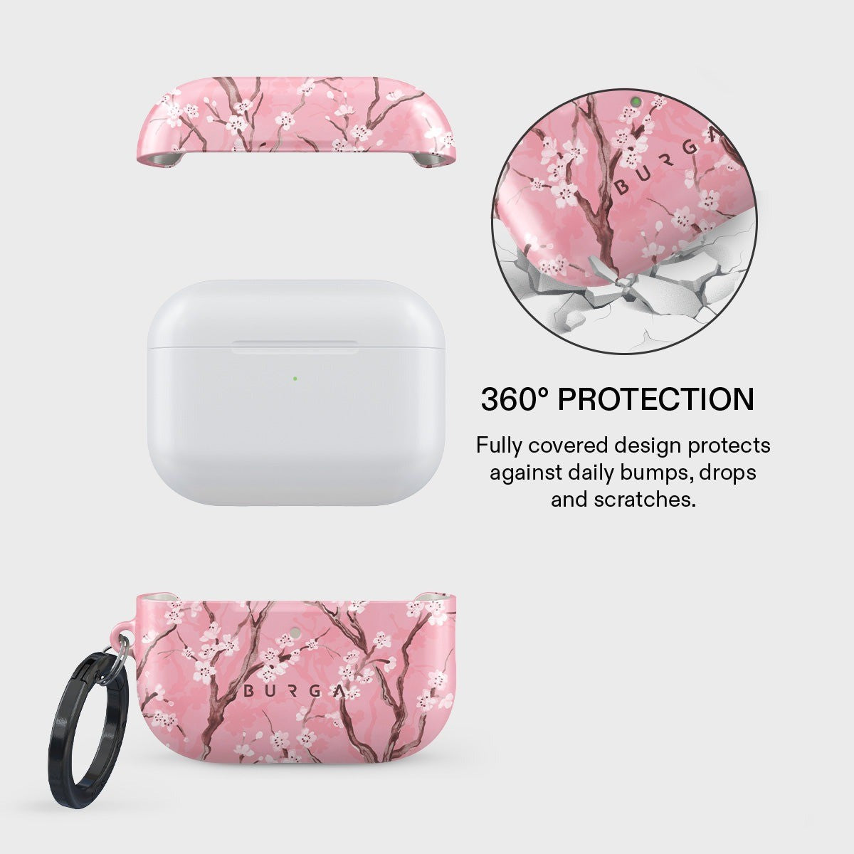 Burga AirPods Pro 3 Deksel Design Sakura