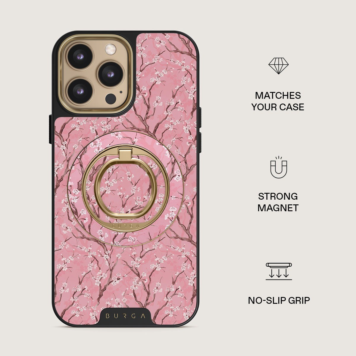 Burga Holder Mobilring MagSafe Sakura Gull