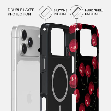 Burga iPhone 18 Pro Max Deksel Tough MagSafe Cherrybomb
