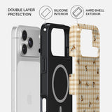 Burga iPhone 18 Pro Max Deksel Tough MagSafe Honeycomb