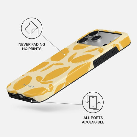 Burga iPhone 18 Pro Max Deksel Tough MagSafe Lemon Tart