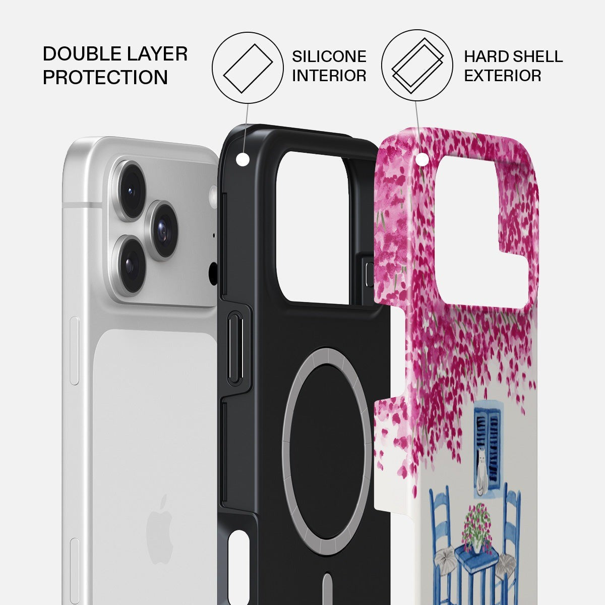 Burga iPhone 18 Pro Max Deksel Tough MagSafe Milos