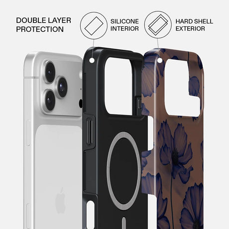 Burga iPhone 18 Pro Max Deksel Tough MagSafe Velvet Night