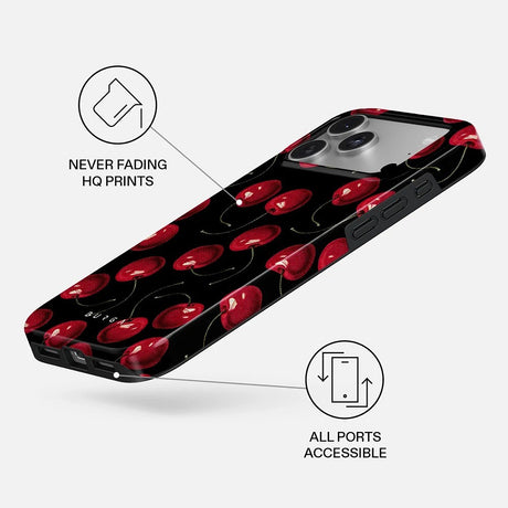 Burga iPhone 18 Pro Deksel Tough MagSafe Cherrybomb
