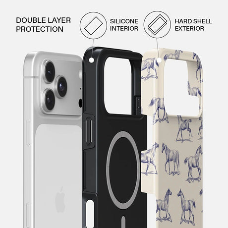 Burga iPhone 18 Pro Deksel Tough MagSafe Derby Race
