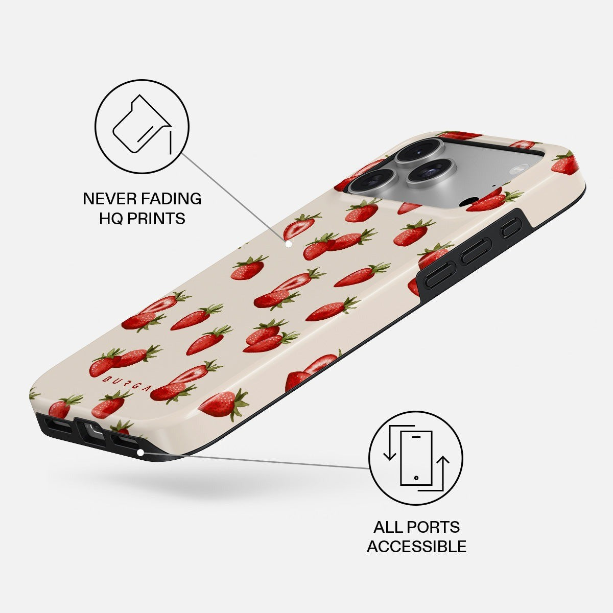 Burga iPhone 18 Pro Deksel Tough MagSafe Freshly Picked