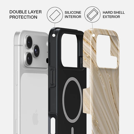 Burga iPhone 18 Pro Deksel Tough MagSafe Full Glam