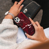 Burga iPhone 18 Pro Deksel Tough MagSafe Iconic Red Ruby
