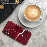 Burga iPhone 18 Pro Deksel Tough MagSafe Iconic Red Ruby