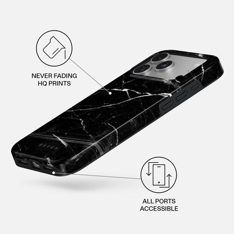 Burga iPhone 18 Pro Deksel Tough MagSafe Noir