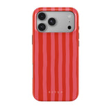 Burga iPhone 18 Pro Deksel Tough MagSafe Pomegranate