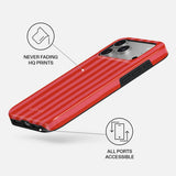 Burga iPhone 18 Pro Deksel Tough MagSafe Pomegranate