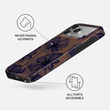 Burga iPhone 18 Pro Deksel Tough MagSafe Velvet Night