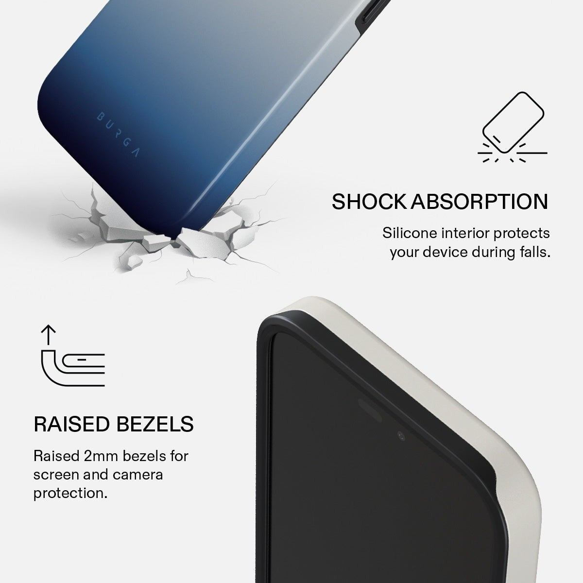 Burga iPhone 18 Pro Deksel Tough MagSafe Zero Gravity