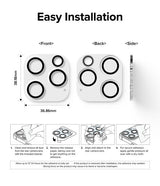 Ringke iPhone 15 Pro Max Kamerabeskytter Camera Protector Glass 2-pakning