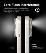 Ringke iPhone 15/iPhone 15 Plus Kamerabeskytter Camera Protector Glass 2-pakning