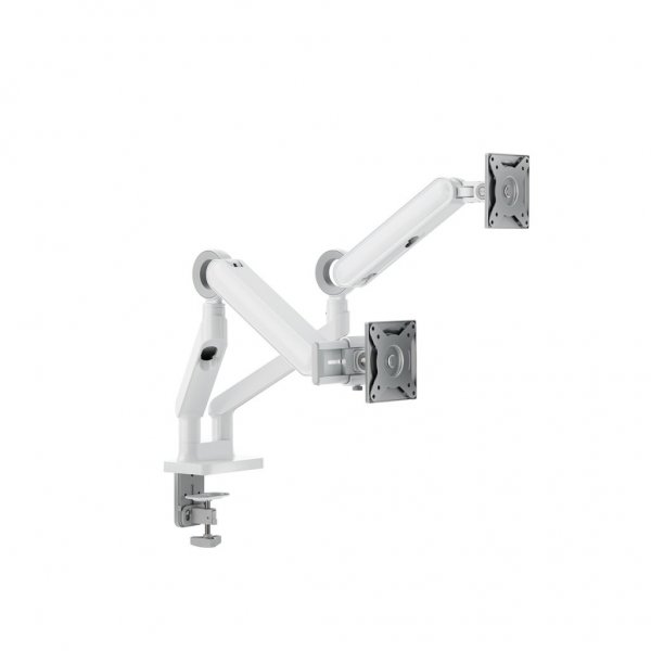 ALOGIC Glide Fleksibel Dobbel Monitorarm
