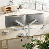 ALOGIC Glide Fleksibel Dobbel Monitorarm