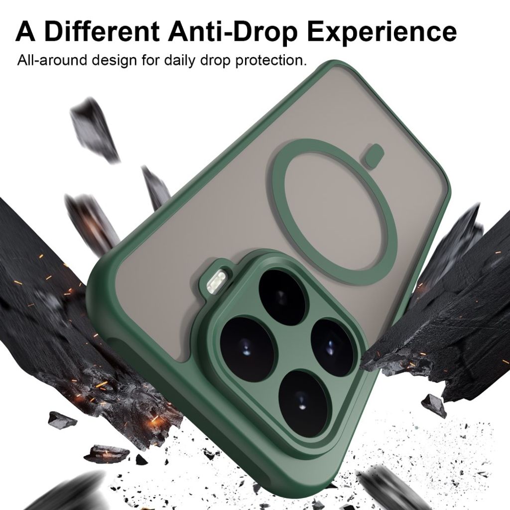 Xiaomi 17T Deksel Frosted MagSafe Grønn