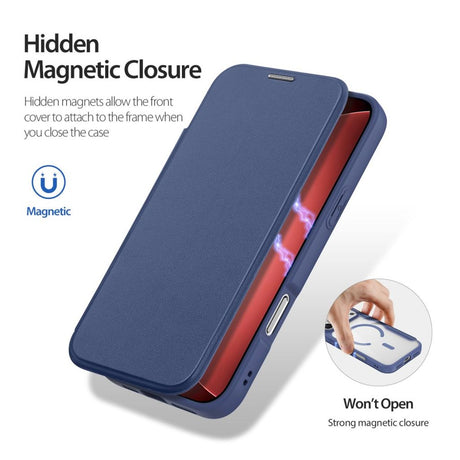 Dux Ducis iPhone 17 Pro Max/iPhone 18 Pro Max Etui Skin X Pro Series MagSafe Blå