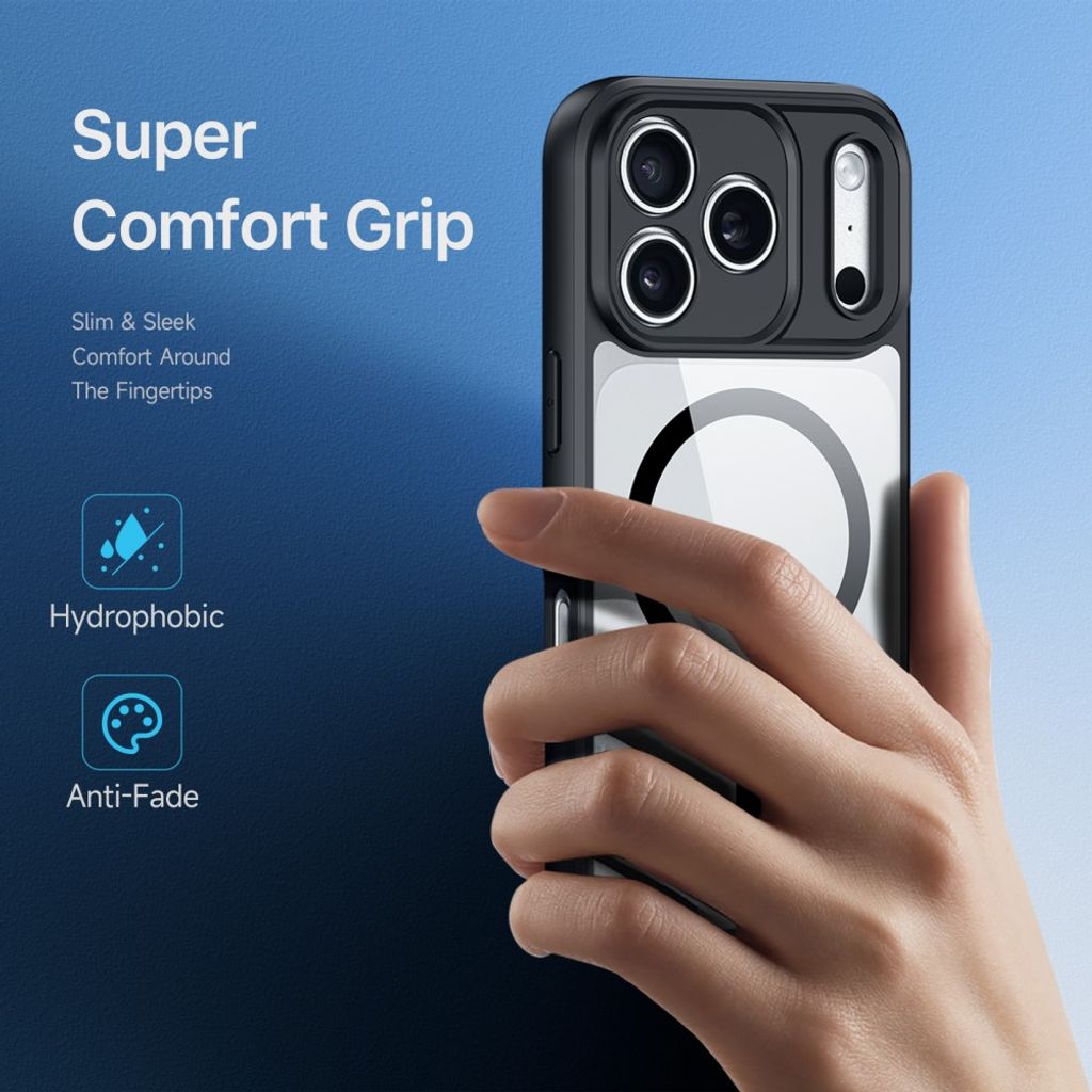 Dux Ducis iPhone 17 Pro Max/iPhone 18 Pro Max Deksel Aimo Series MagSafe Svart
