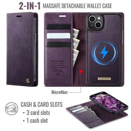 CaseMe iPhone 15 Etui C49 Series Lilla