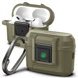 Spigen AirPods Pro 2 Deksel Lock Fit Vintage Khaki