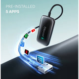 Ottocast Play2Video Ultra Trådløs CarPlay/Android Auto Adapter Alt-i-1