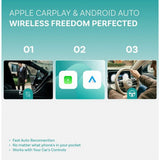 Ottocast Play2Video Ultra Trådløs CarPlay/Android Auto Adapter Alt-i-1