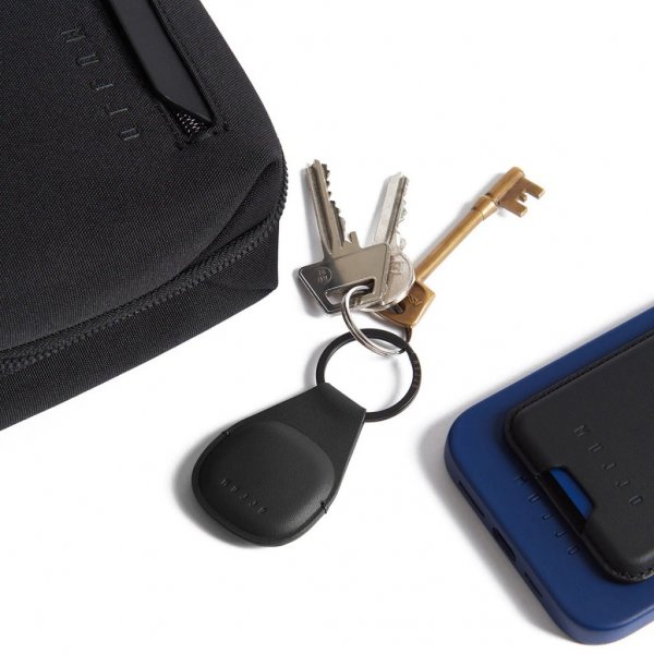 Mujjo Apple AirTag Holder Canopy Svart