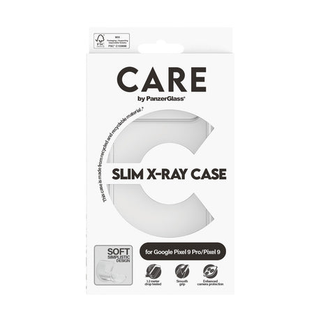 CARE by PanzerGlass Google Pixel 9/Google Pixel 9 Pro Deksel X-Ray Klar