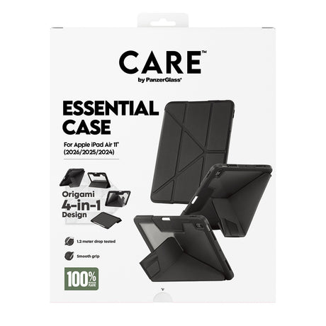 CARE by PanzerGlass iPad Air 11 (M2/M3/M4) Etui Essential Case Svart