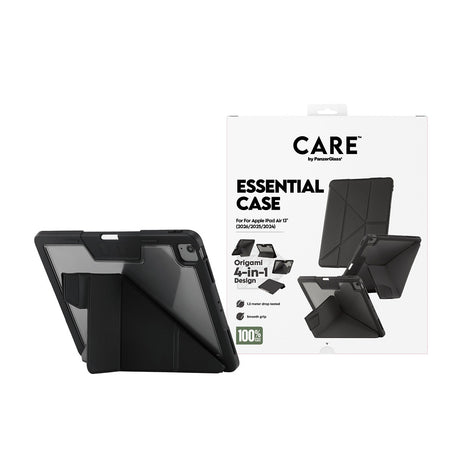 CARE by PanzerGlass iPad Air 13 (M2/M3/M4) Etui Essential Case Svart