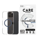 CARE by PanzerGlass iPhone 16 Pro Max Deksel Urban Combat MagSafe Blå