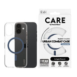 CARE by PanzerGlass iPhone 16 Deksel Urban Combat MagSafe Blå