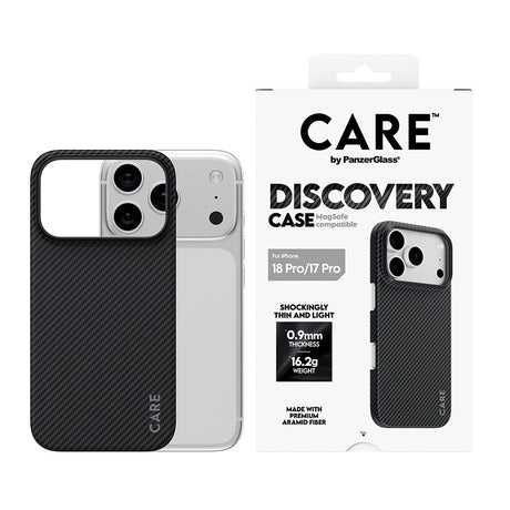 CARE by PanzerGlass iPhone 17 Pro/iPhone 18 Pro Deksel Discovery MagSafe Svart
