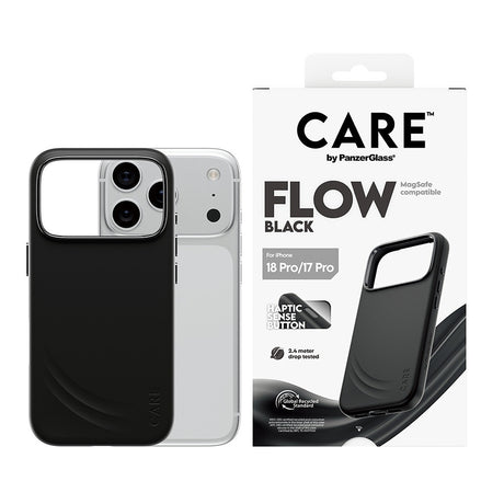 CARE by PanzerGlass iPhone 17 Pro/iPhone 18 Pro Deksel Flow MagSafe Svart