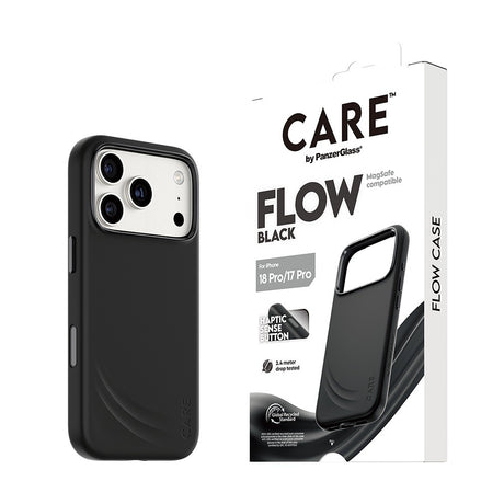CARE by PanzerGlass iPhone 17 Pro/iPhone 18 Pro Deksel Flow MagSafe Svart