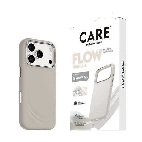 CARE by PanzerGlass iPhone 17 Pro/iPhone 18 Pro Deksel Flow MagSafe Vanilla