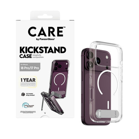 CARE by PanzerGlass iPhone 17 Pro/iPhone 18 Pro Deksel Kickstand MagSafe Klar