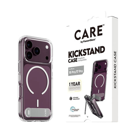 CARE by PanzerGlass iPhone 17 Pro/iPhone 18 Pro Deksel Kickstand MagSafe Klar