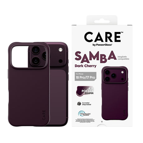 CARE by PanzerGlass iPhone 17 Pro/iPhone 18 Pro Deksel Samba MagSafe Cherry