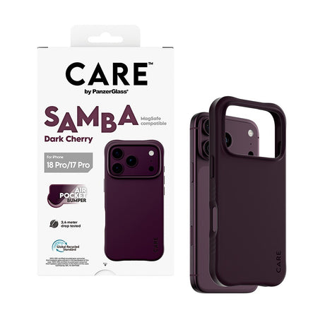 CARE by PanzerGlass iPhone 17 Pro/iPhone 18 Pro Deksel Samba MagSafe Cherry